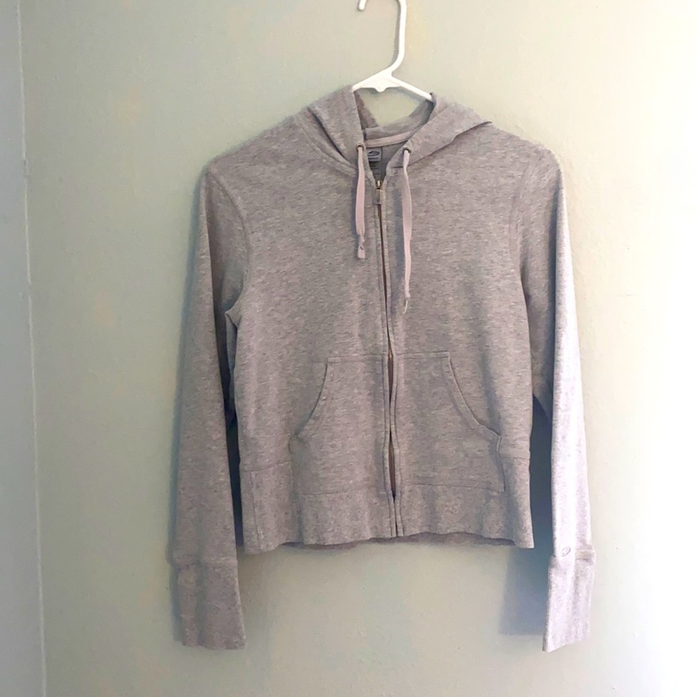 Champion, Gray, women’s zip-up, size small
